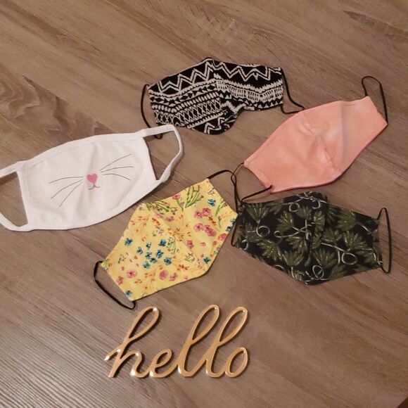 Lot of 5 Face masks | Serengetee - Picture 1 of 1